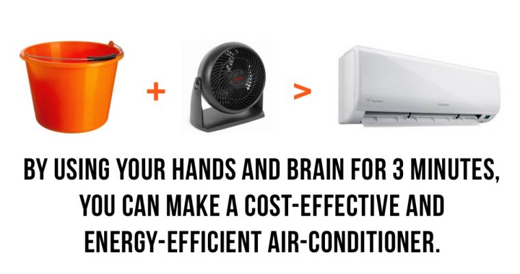 Make Your Energy-Saving DIY Air Conditioner With Simple Tools
