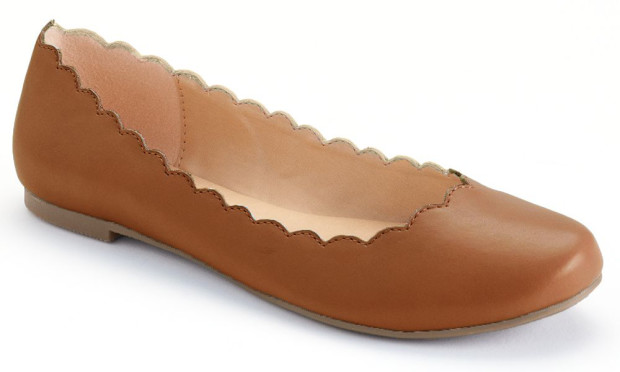 Fabulous Find of the Week: Kohl's Scalloped Ballet Flats
