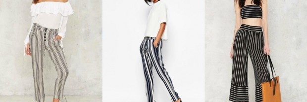 Class to Night Out: Striped Pants