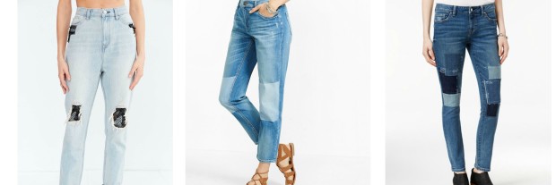 Class to Night Out: Patchwork Jeans
