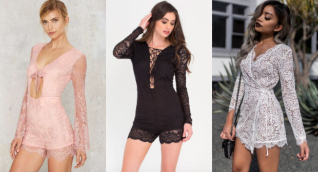 Would You Wear… a Long Sleeve All-Lace Romper?