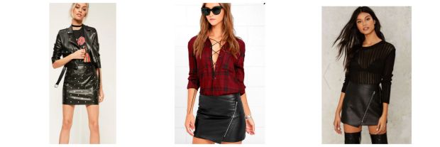 Class to Night Out: Leather Mini Skirt