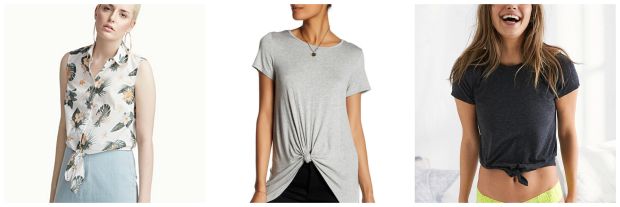 Class to Night Out: Knot-Front Top