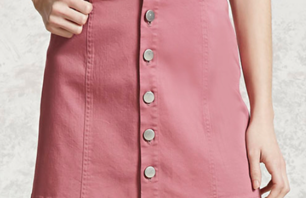 Fabulous Find of the Week: Forever 21 Button-Front Mini Skirt