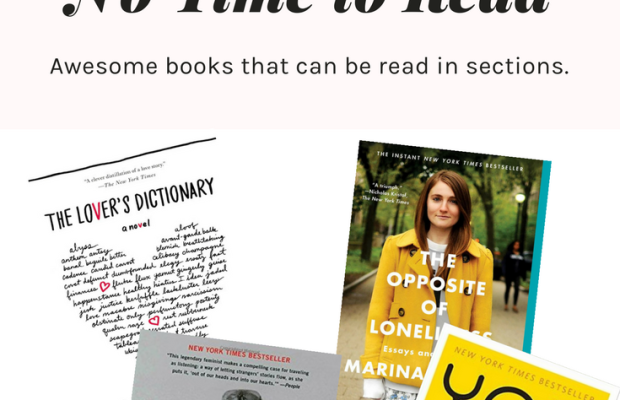 4 Perfect Book Suggestions for the Person Who Has No Time to Read