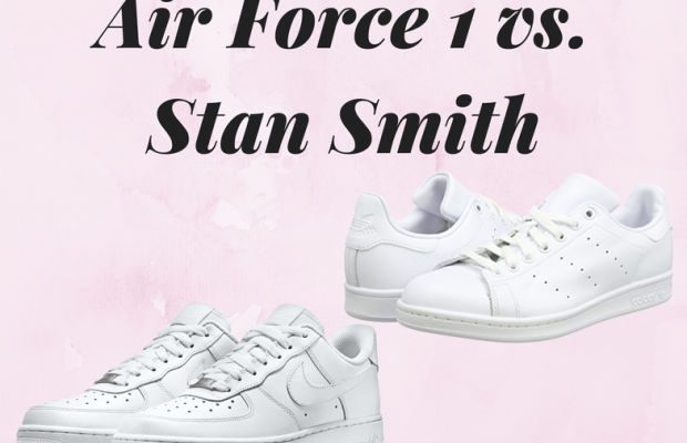 Battle of the All-White Sneakers: Nike Air Force 1 vs. Adidas Stan Smith
