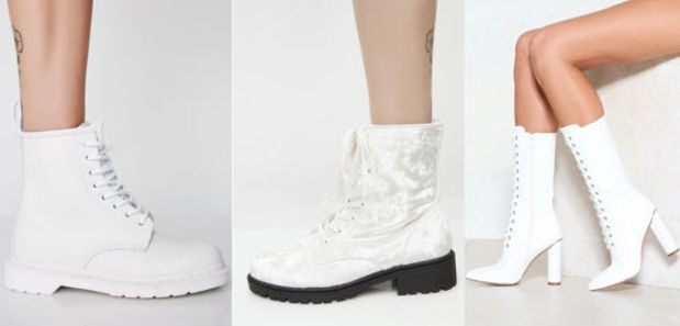 Class to Night Out: White Boots