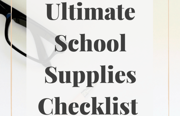 The Ultimate School Supplies Checklist: What You Really Need for College