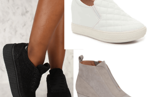 Class to Night Out: Wedge Sneakers